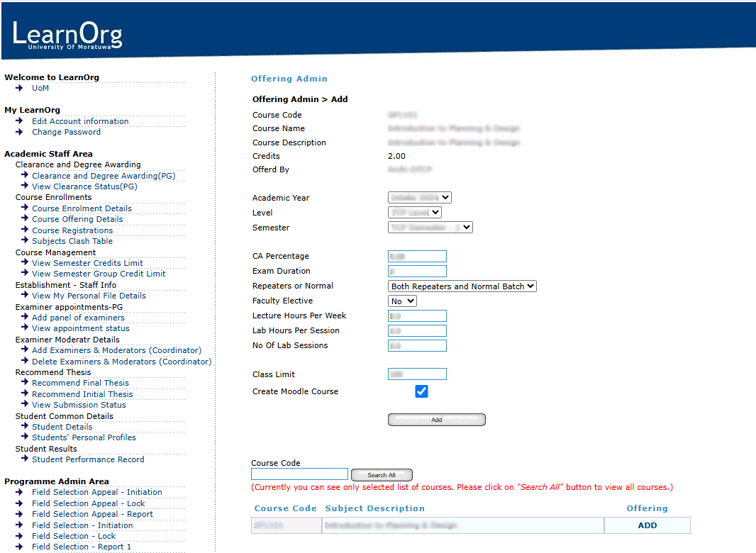 Figure 4 - Course Offering Interface.png